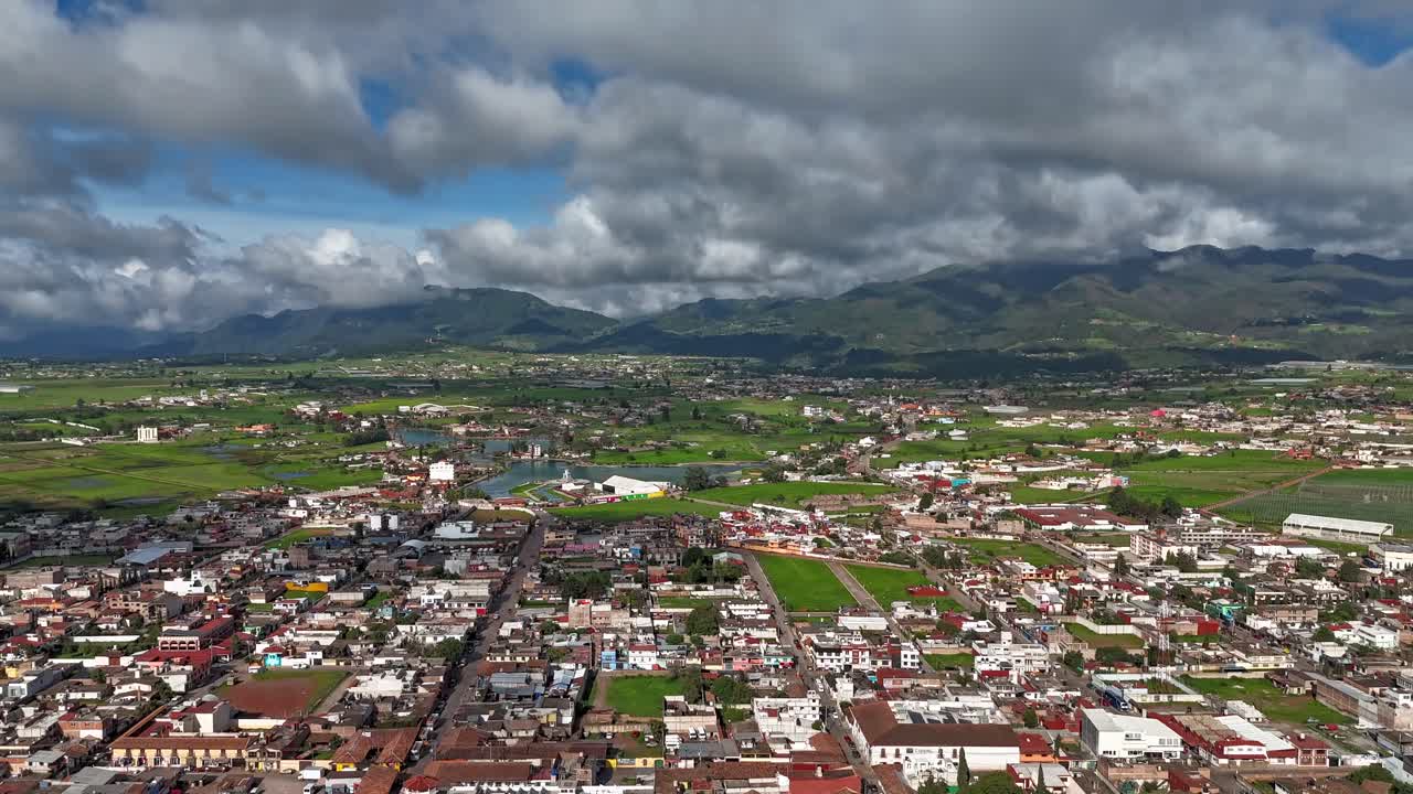 Scenic Hyperlapse: Chignahuapan Under Moving Clouds