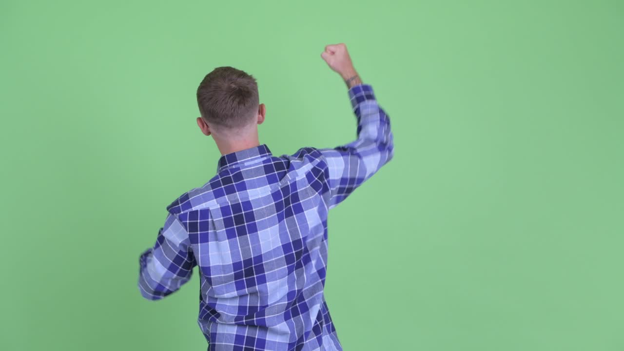 retrato de un hombre hipster con gafas