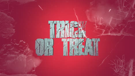 Trick-Or-Treat-on-winter-texture-with-ice-and-red-blood