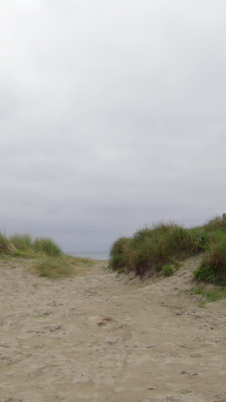 escena de una playa aislada y tranquila