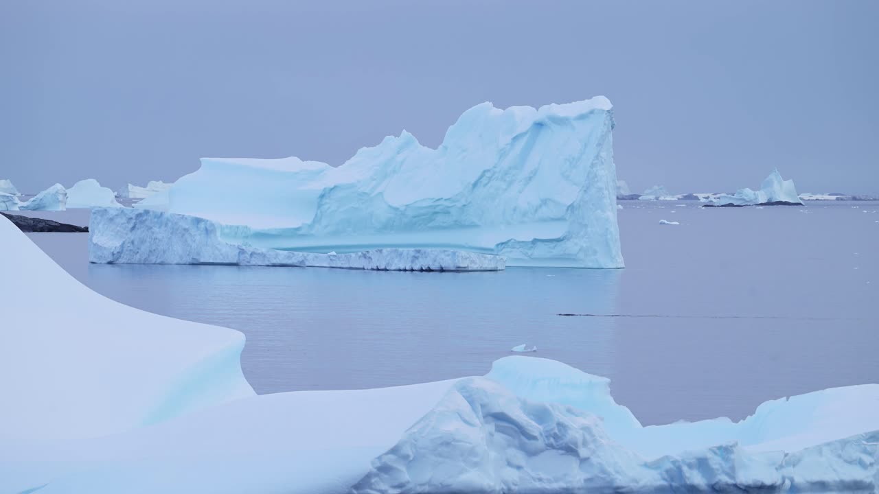 남극 해의 빙산