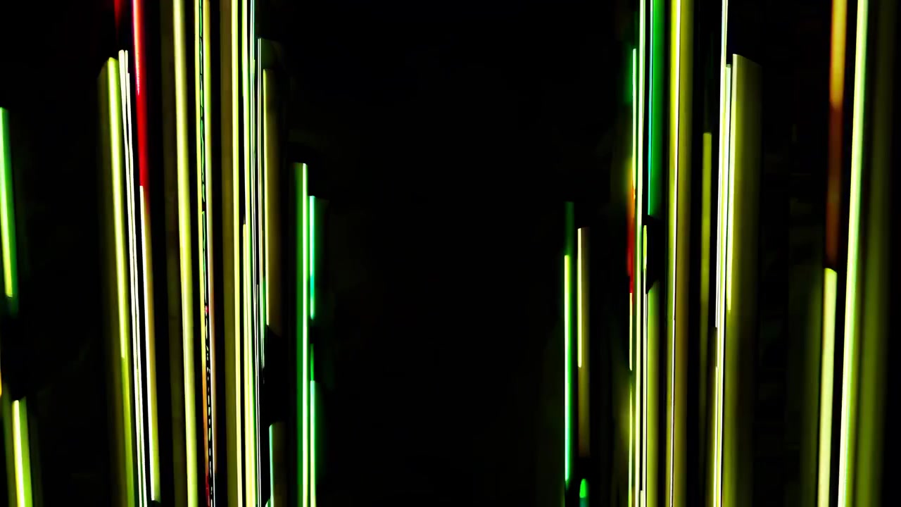 Levende bevægelige neonlinjer abstrakt baggrundsloop