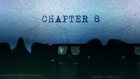 typewritten chapter 8