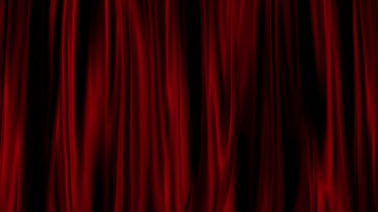 Red Theater Curtain
