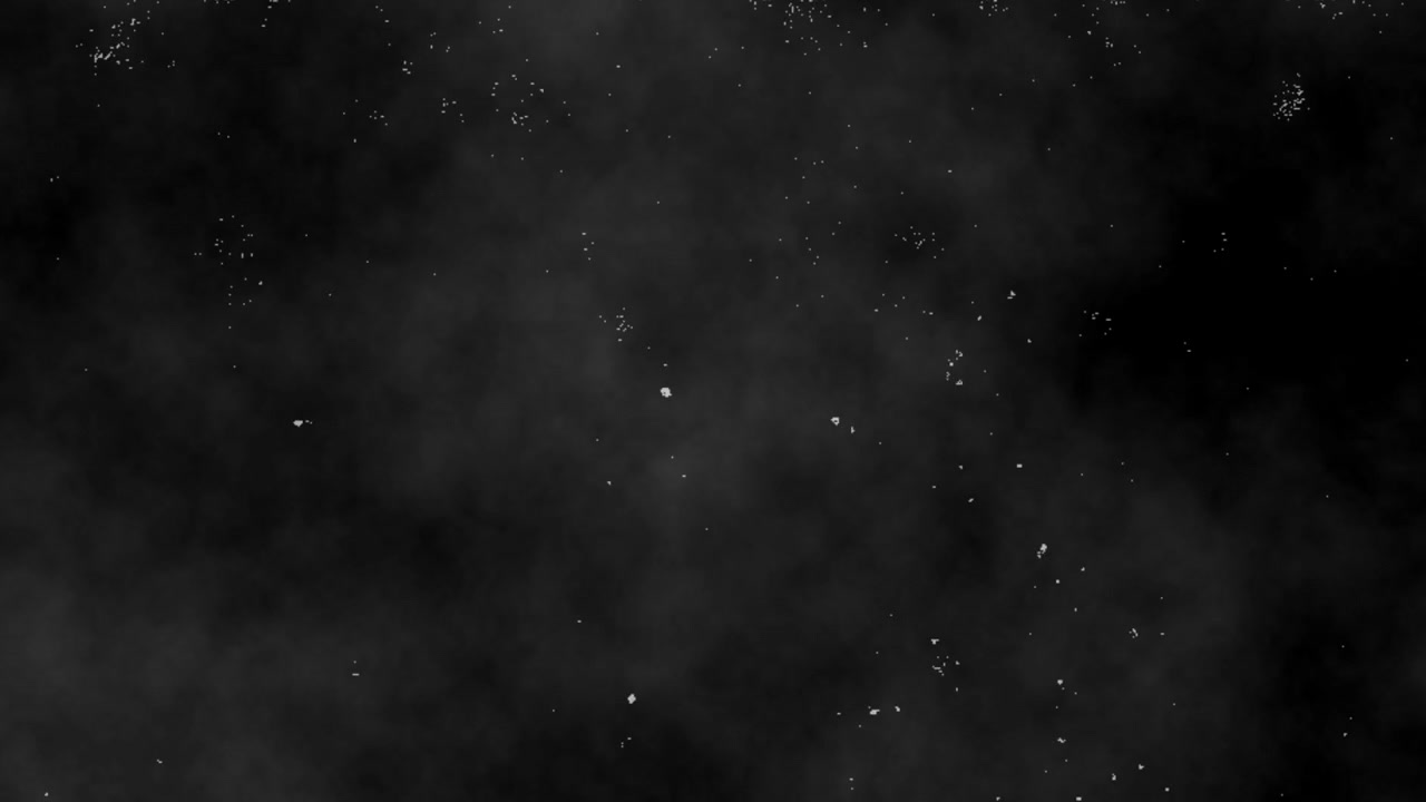 Fundo Abstrato em Movimento com Partículas Brancas Flutuantes e Fumaça Escura