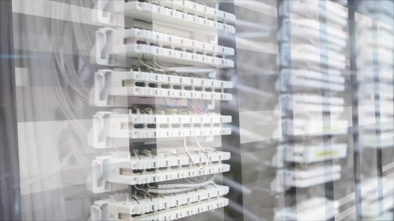 Animation of data processing over computer servers