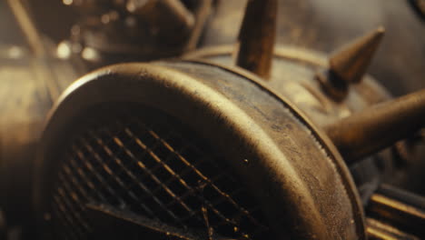 steampunk machinery close-up