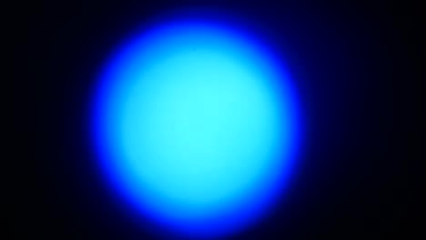 blue light sphere on black/ blue background