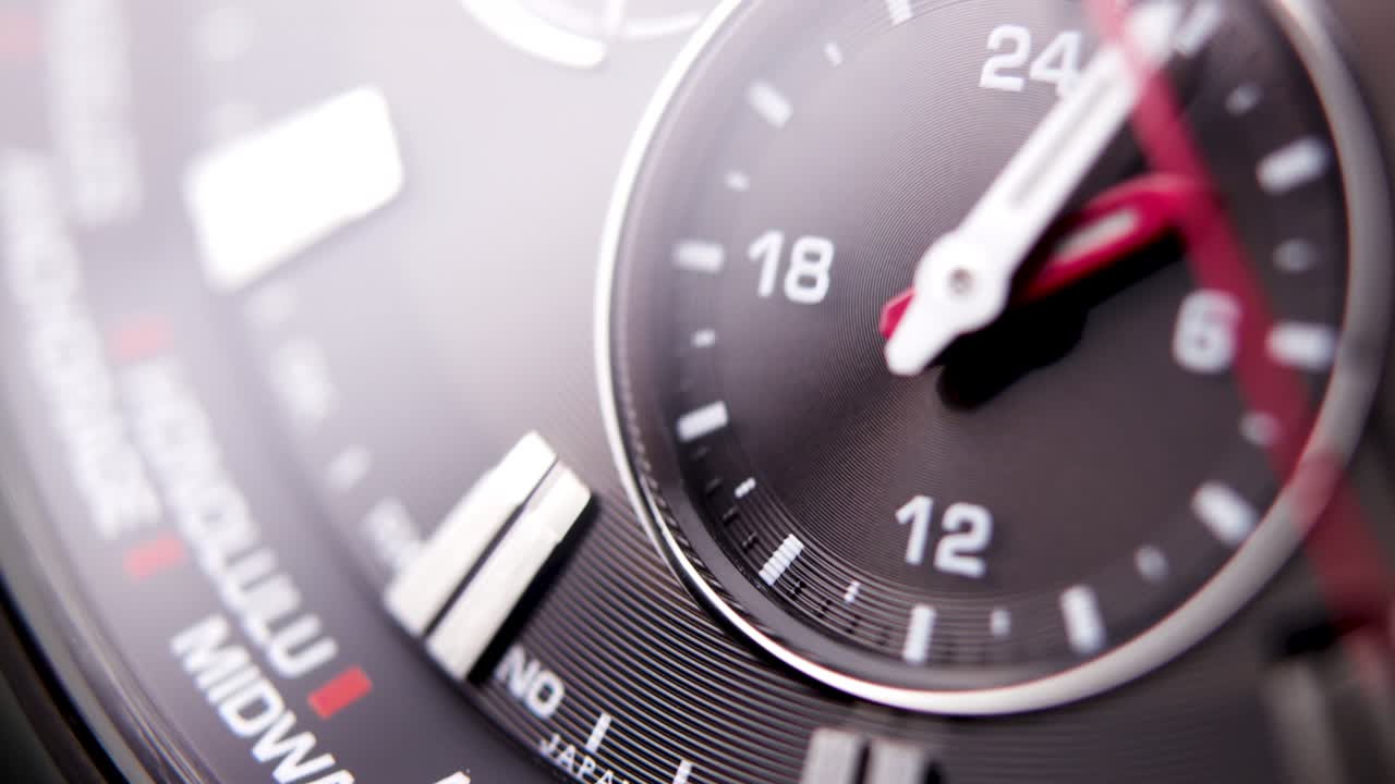 일반적인 크로노그래프 손목시계 시계