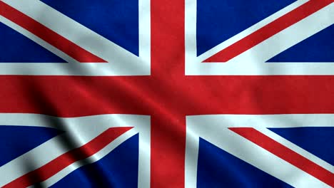4k seamless loopable flag of united kingdom