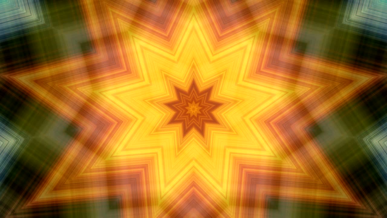 patrones de secuencia de caleidoscopio virtual, ciclo infinito o sin costuras.