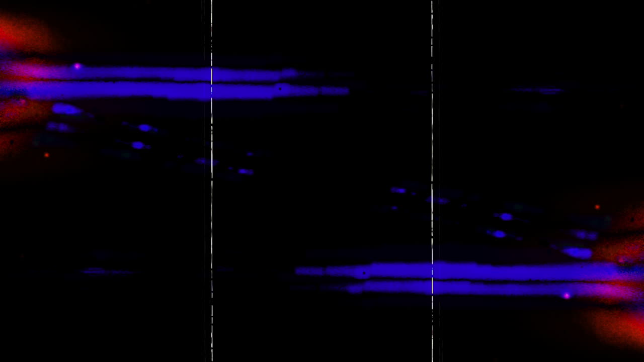 Particelle di Luce Digitali Astratte in Movimento su Sfondo Scuro