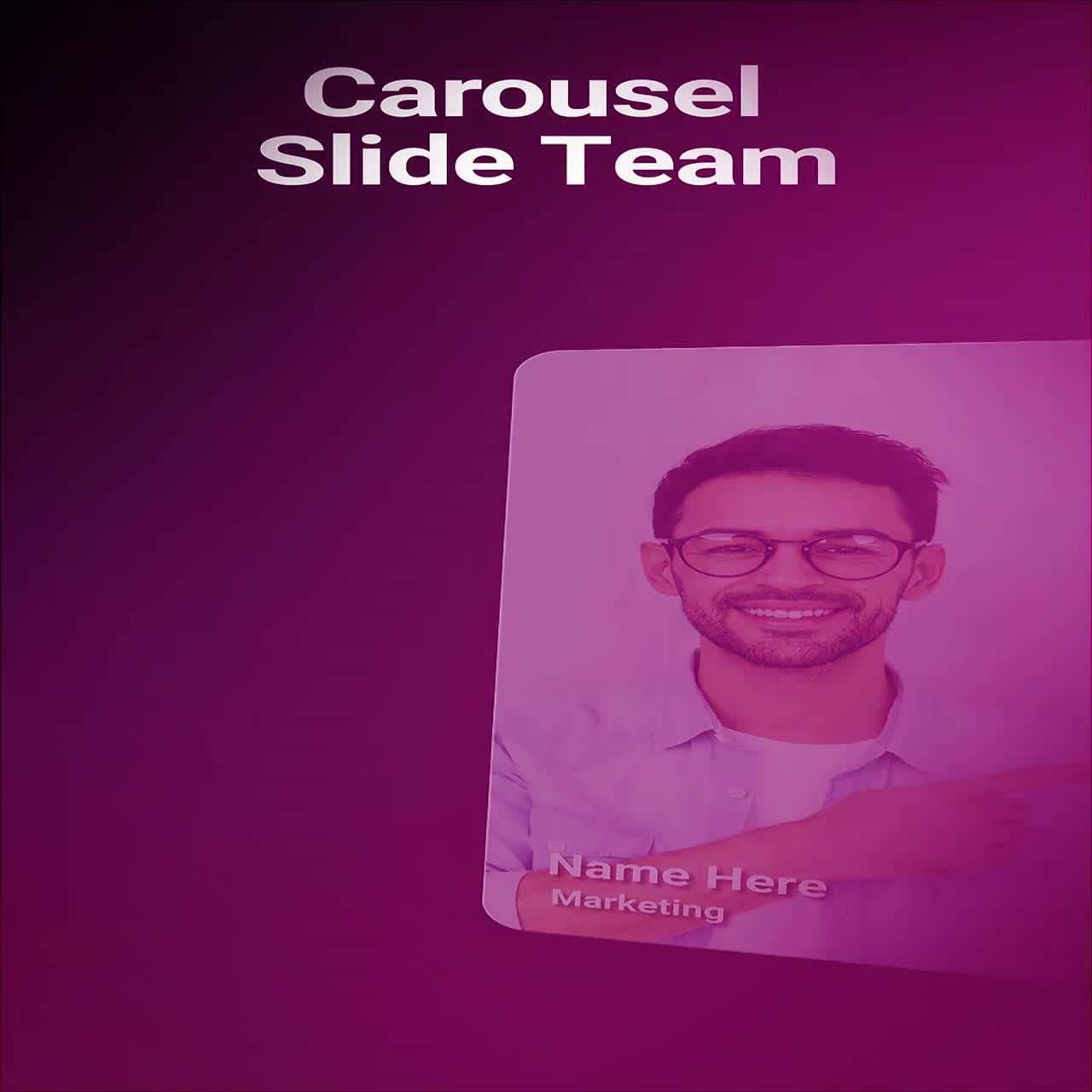 Carousel Slide Team