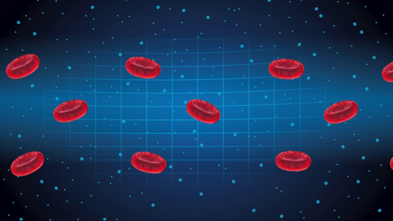 혈액 액체 분자 포스터 배경