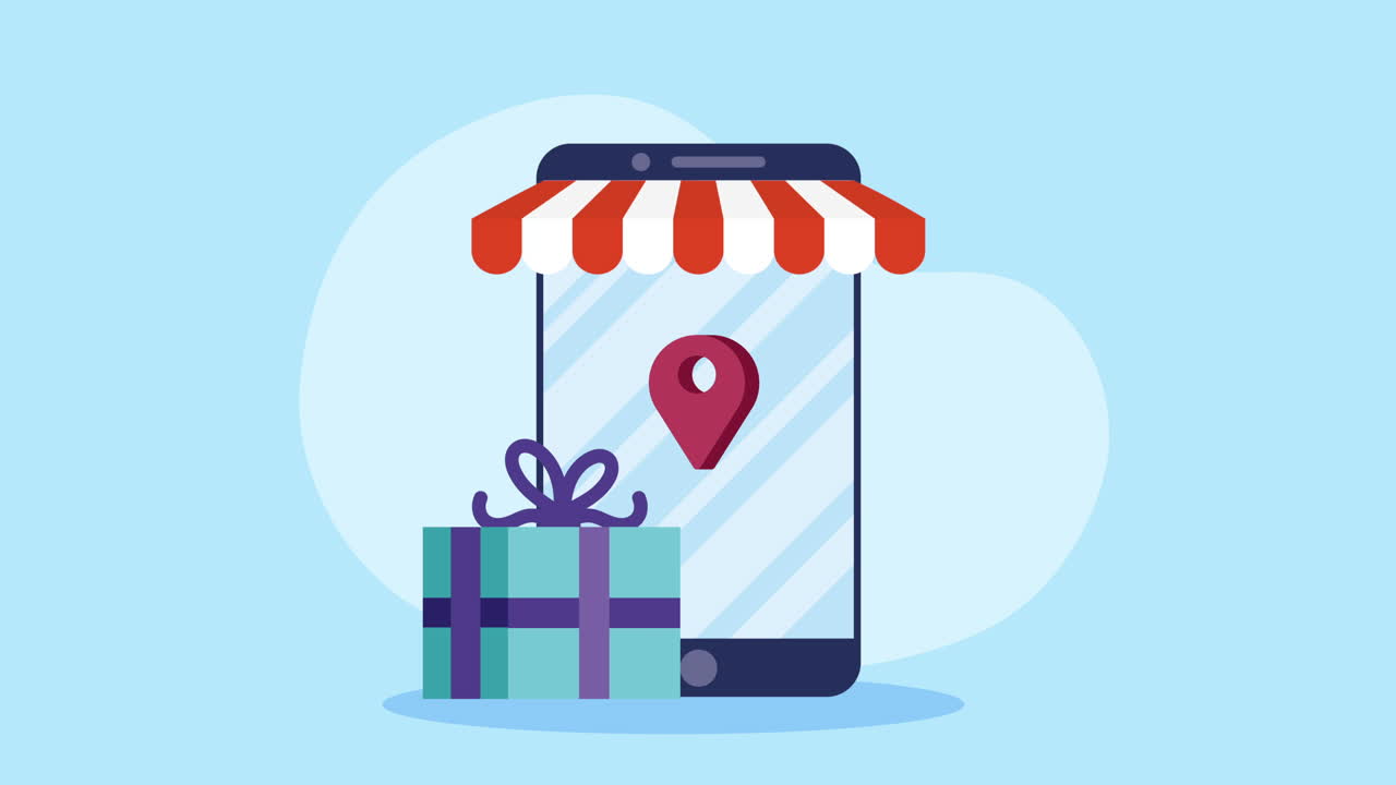 aplicación de compras en línea con entrega de regalos