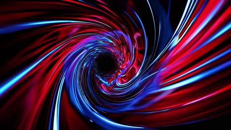 swirling blue and red light streaks around a central void, creating a mesmerizing vortex that conveys depth and motion, ideal for energy and technology projects