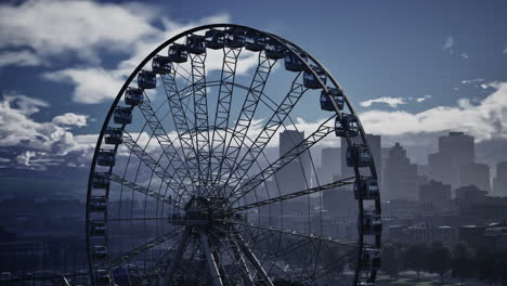 ferris wheel in the city