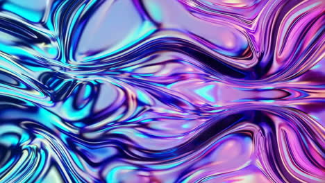 abstract liquid swirl holographic art