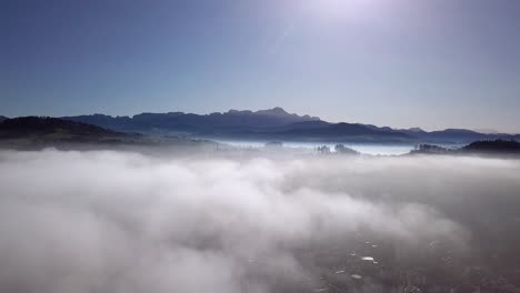 Aerial-drone-view-of-Alpstein-range-with-Saentis-seen-from-St