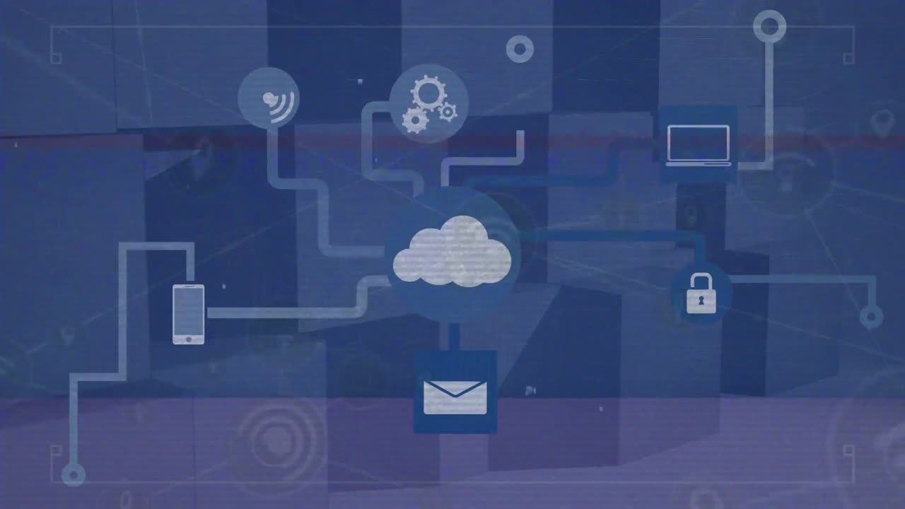 모양 위의 미디어 아이콘의 애니메이션