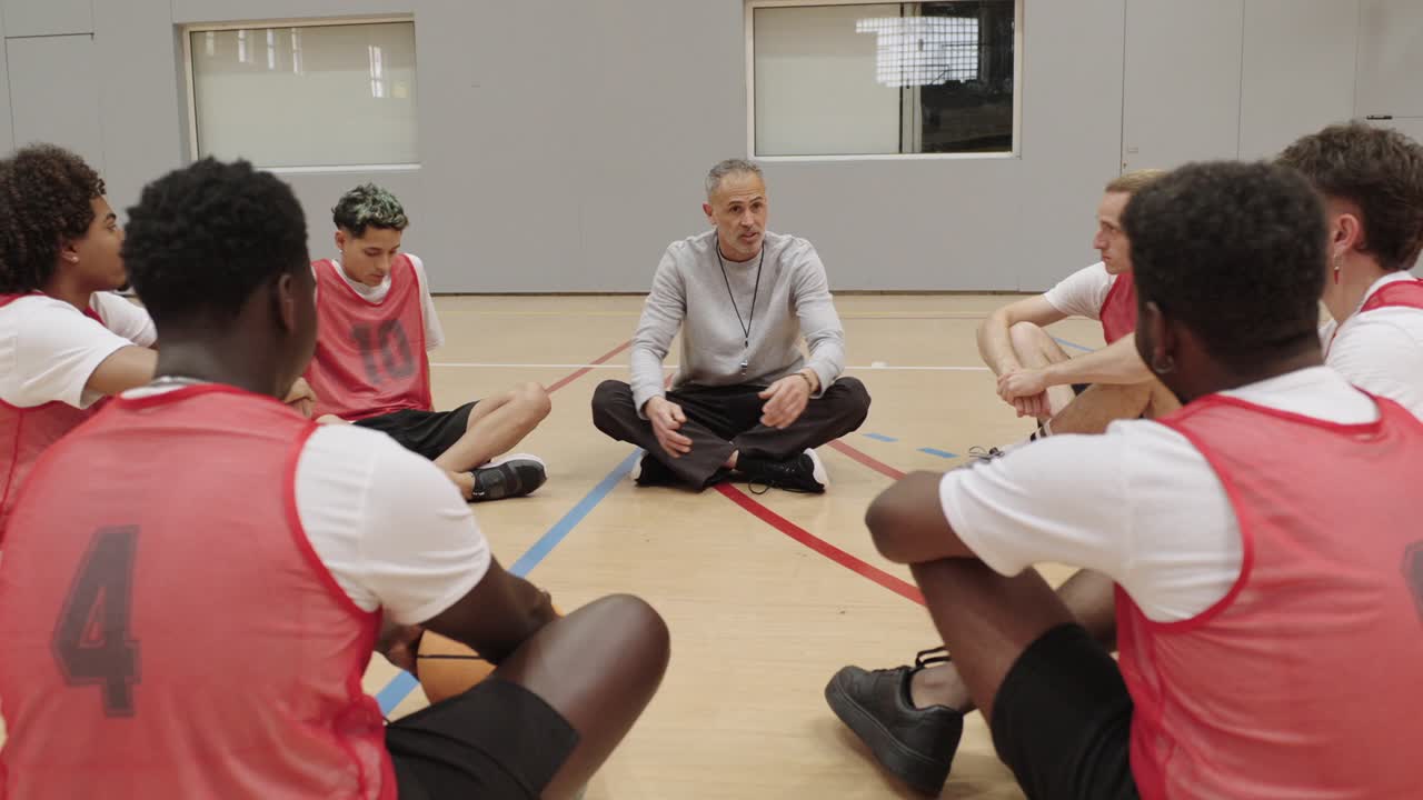 Basketball Team Meeting