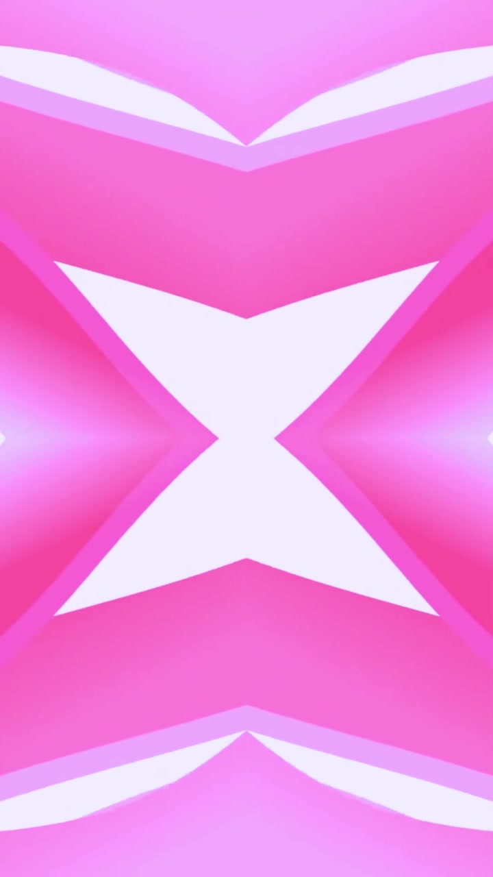 Loop di Animazione con Motivo Geometrico Astratto Dinamico Rosa e Bianco