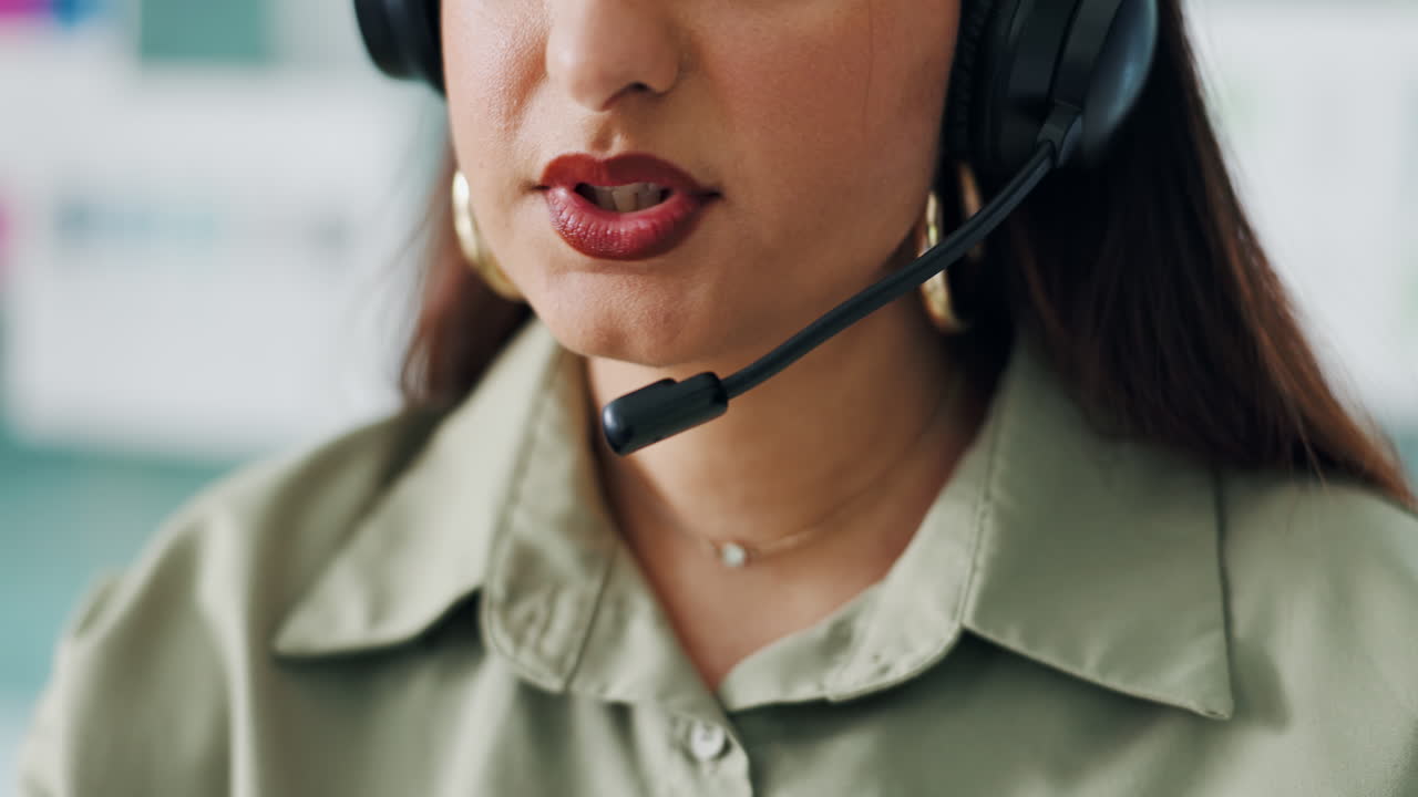 Kundeservicerepresentant med headset