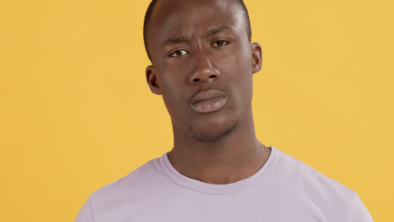 Man expressing anger and frustration
