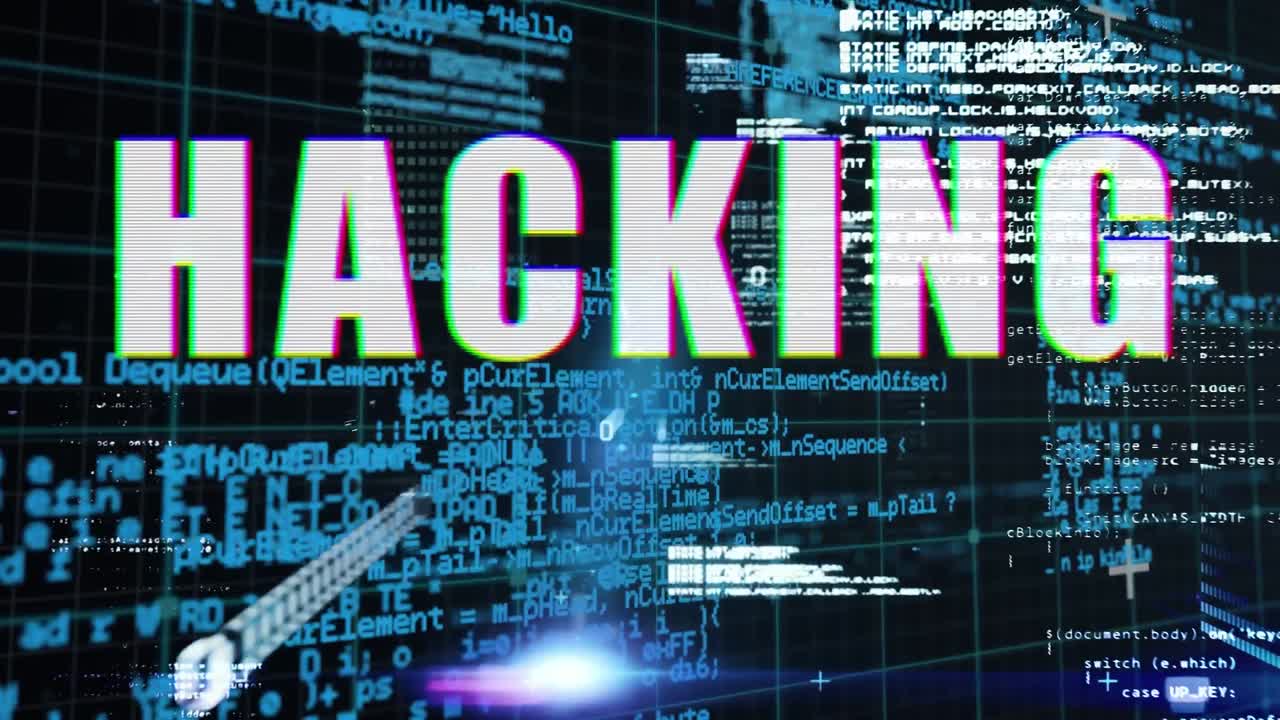 Hacking white text with coding background