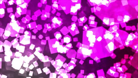 gráficos de movimiento de animación de partículas flotantes del cubo