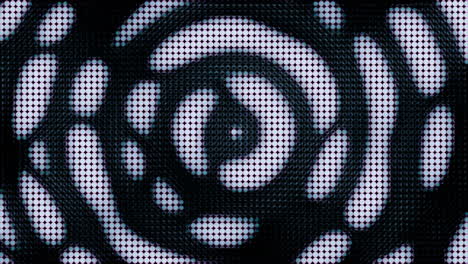 patrón de visualización de led abstracto