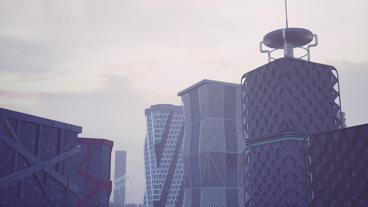 Tall building with flag