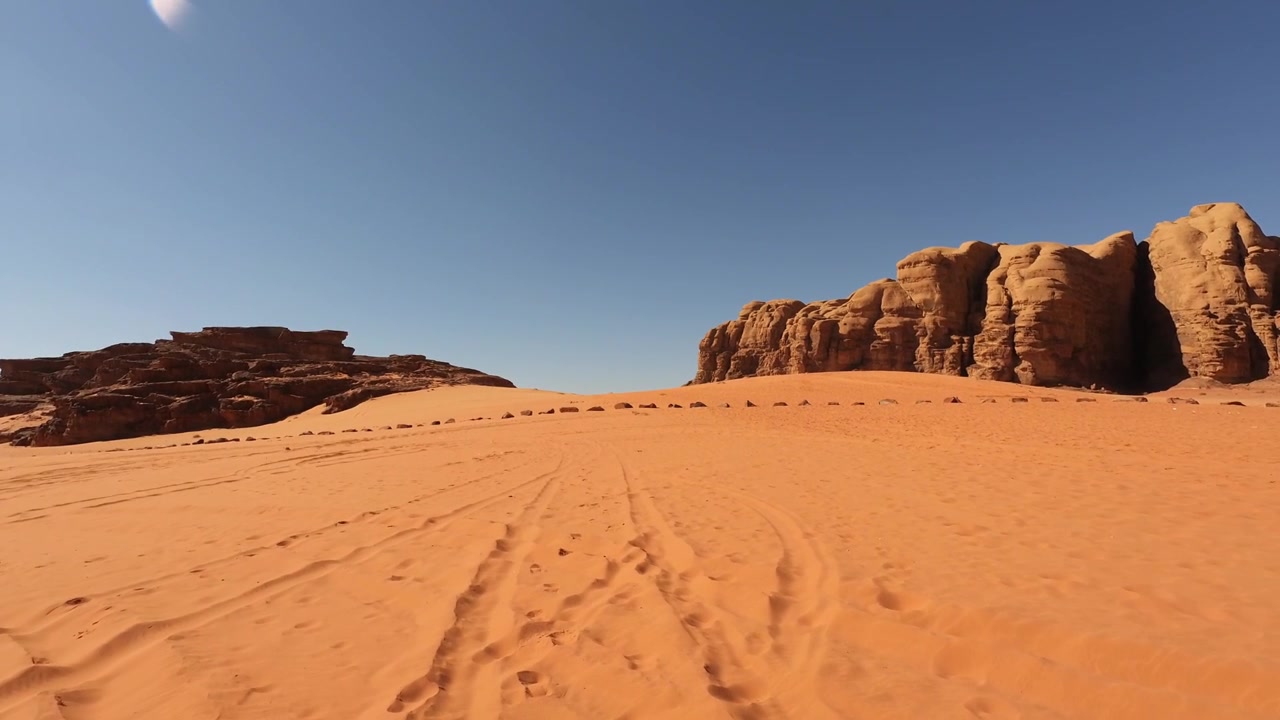Wadi Rum, dove è stato girato il film Mars.