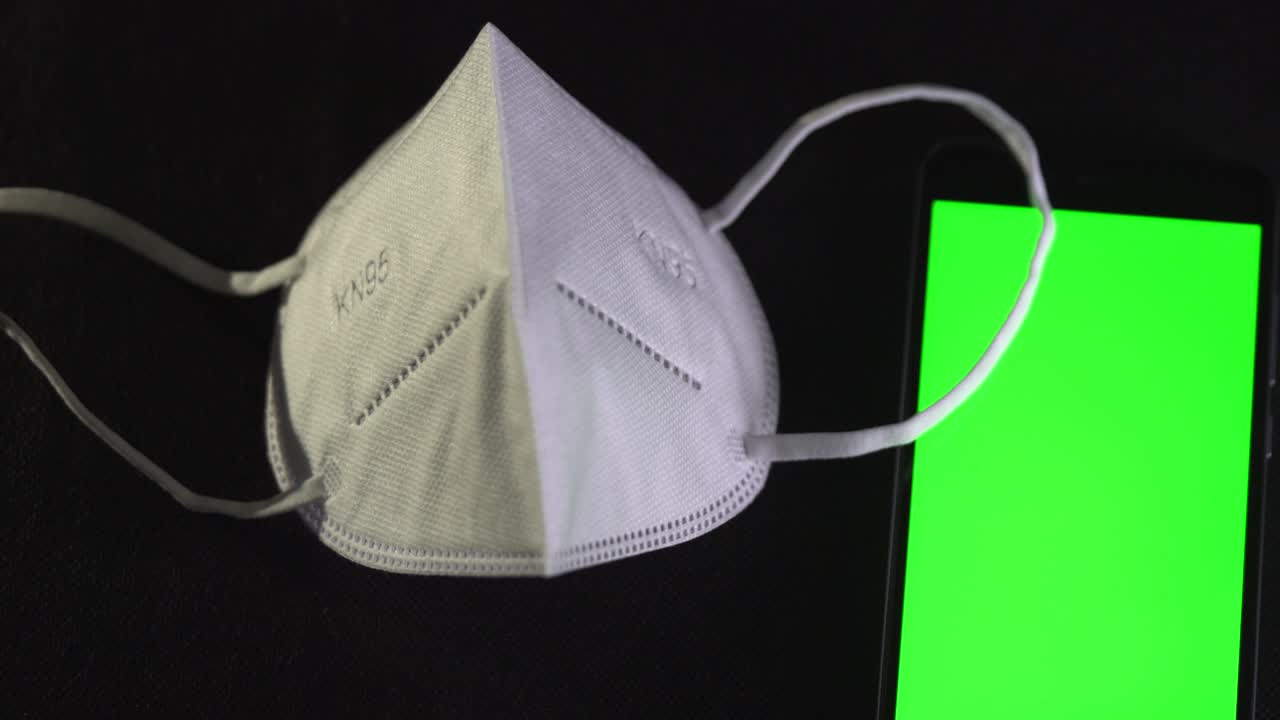 의료 보호 마스크 (n95), 스마트폰, 스크린 크로마 키, lcd