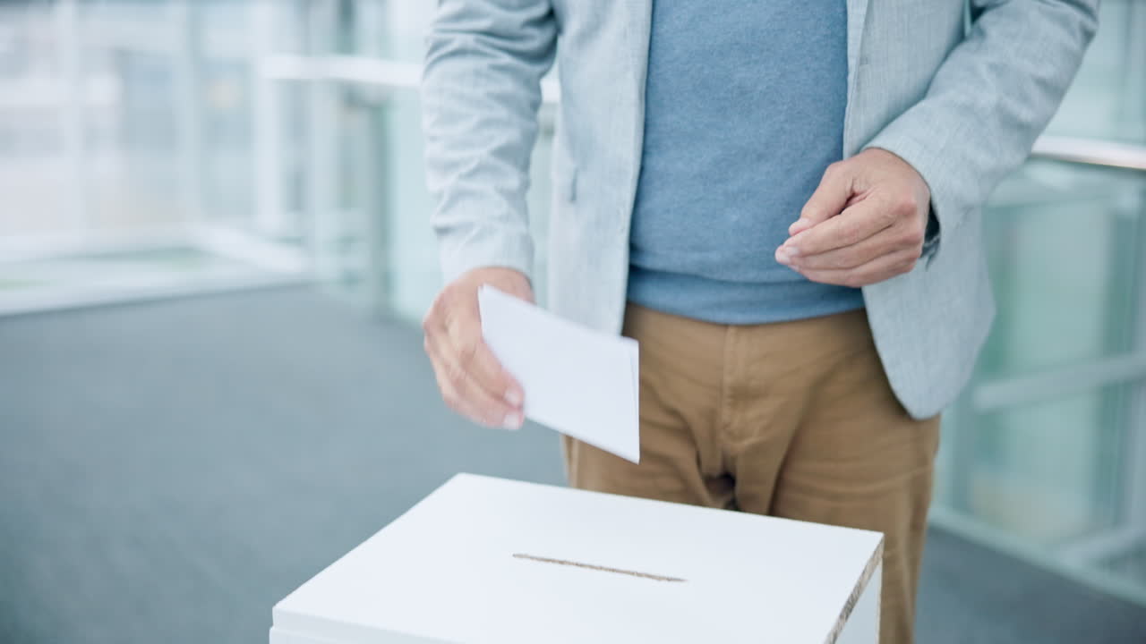 미국 대선에서 고위 인사, 투표와 투표함