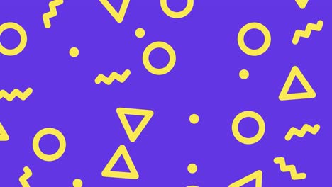 Colorful-graphic-vector-shapes-in-an-animated-pattern-that-mimics-the-charm-of-stop-motion