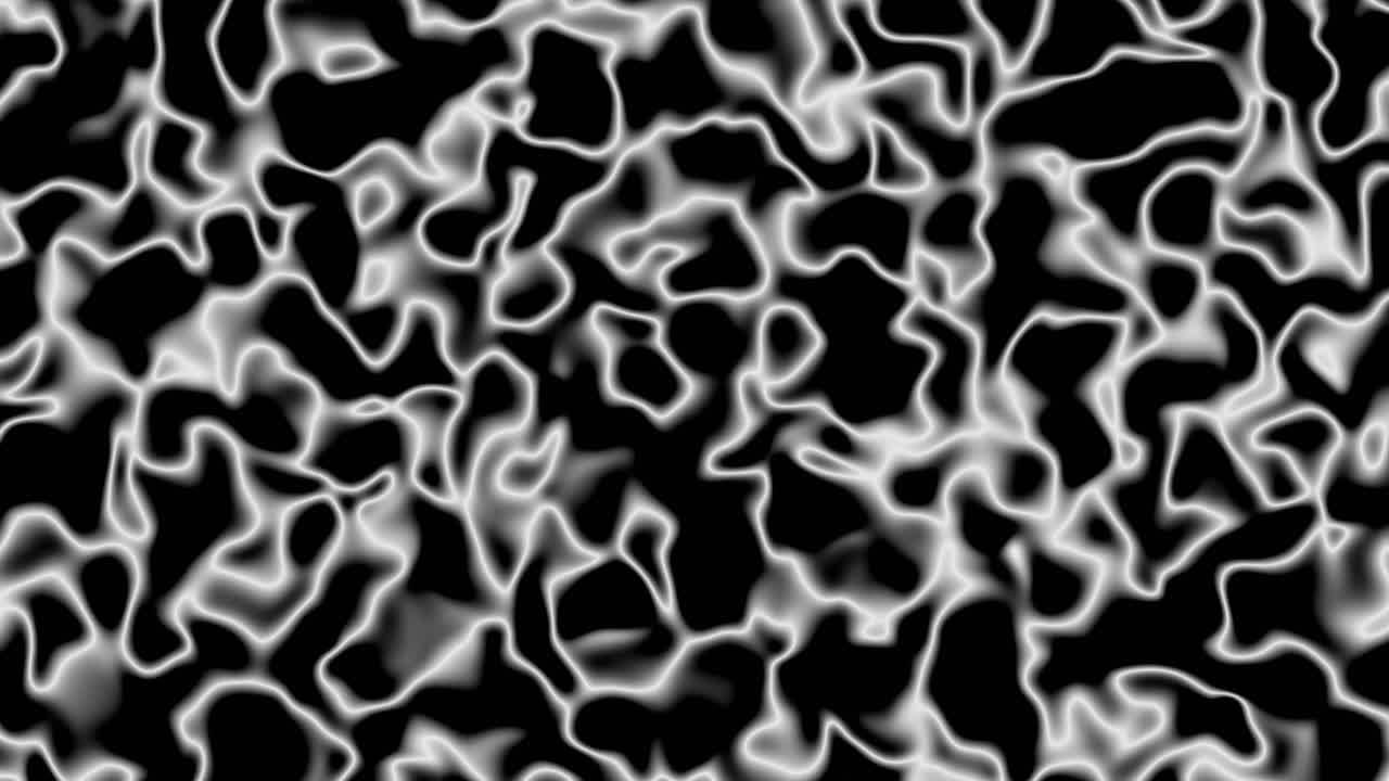 Turbulent loopable abstract pattern, neural network style, undulating high contrast lines background, black and white, data streams, neural networks, or plasma energy fields