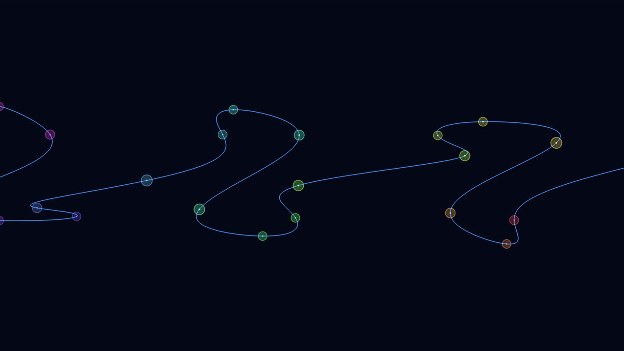 A disorganized line of people walking in various directions. Each individual's path deviates from the others, creating a chaotic and uncoordinated scene