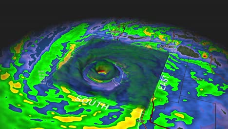 hurricane charley 3d eye