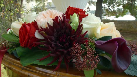 beau bouquet de fleurs de mariage pour la cérémonie de mariage