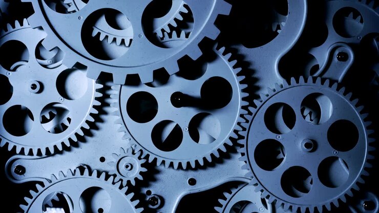 Mechanic Clock Gears