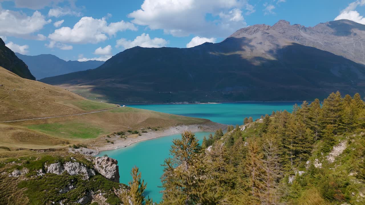 Stunning Turquoise Lake in a Mountain Landscape
