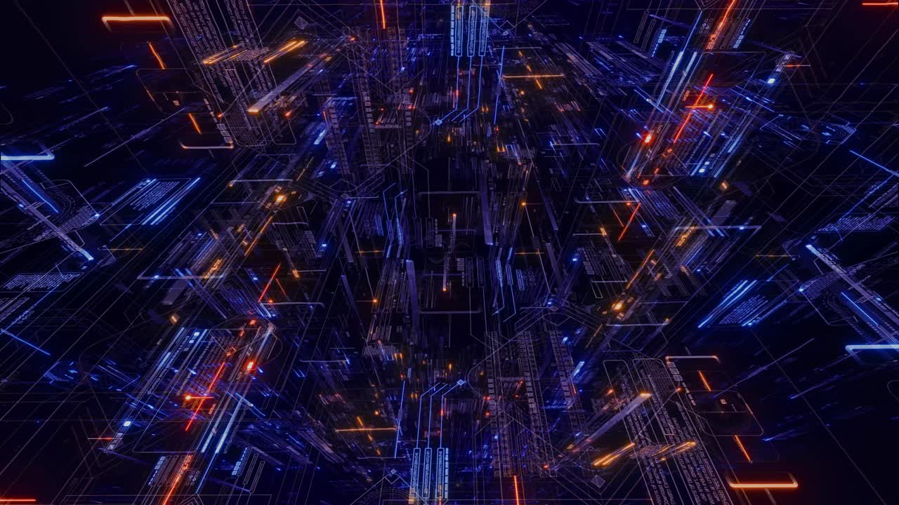 Futuristic CG Animation Wonderland