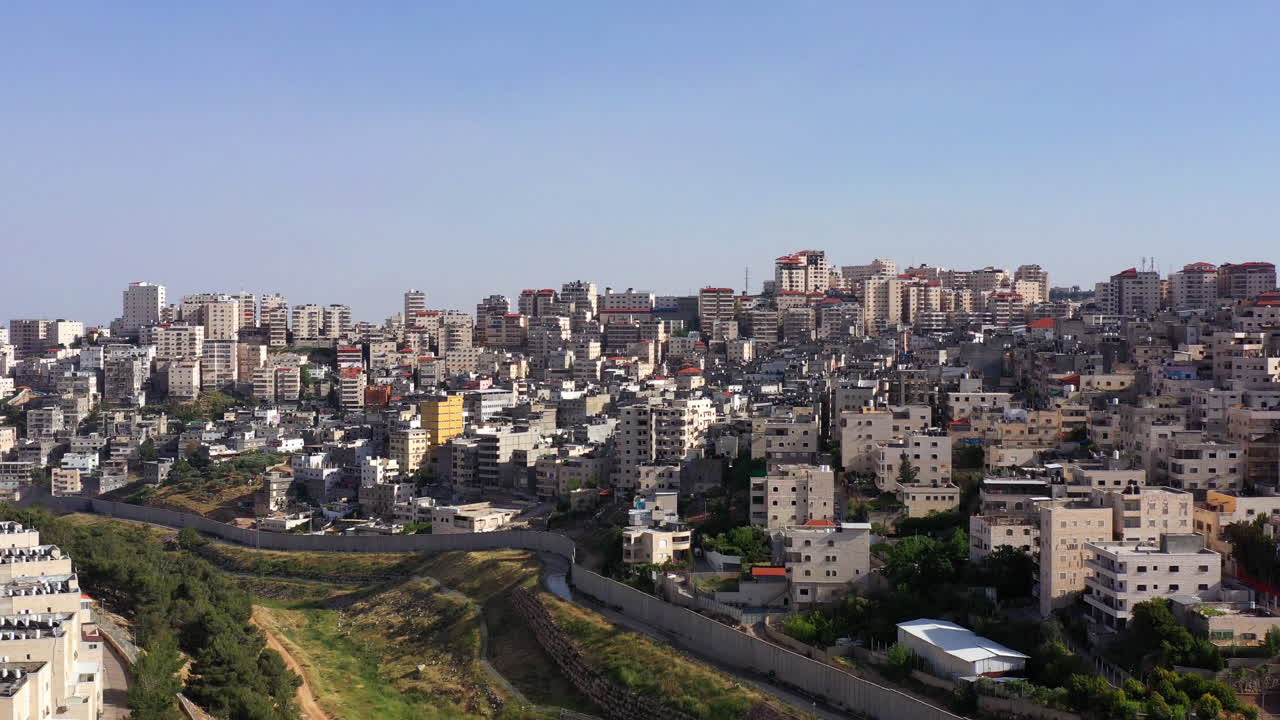 Palestinian Crowded Refugee Camp Anata, Jerusalem, Israel