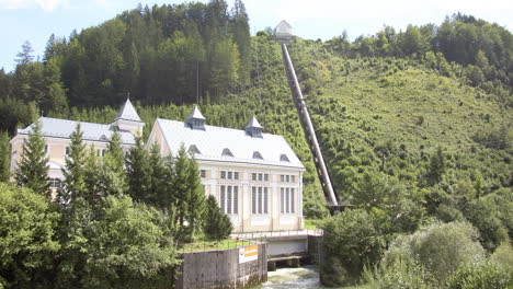 Historic-hydropower-plant-in-Austria-on-the-mountain