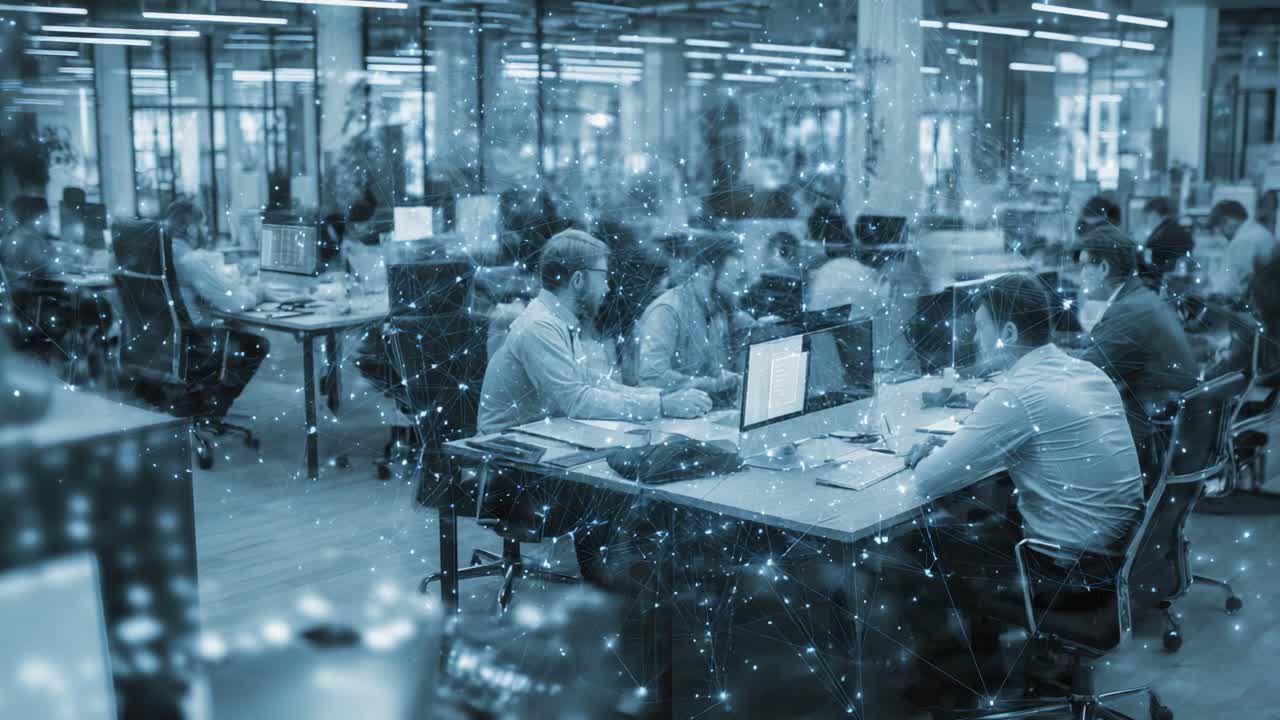 A Dynamic Work Environment: Collaboration and Connectivity in a Modern Office Setting Emphasizing Technology and Team Engagement