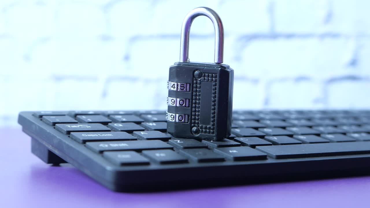 Combination Lock on a Keyboard