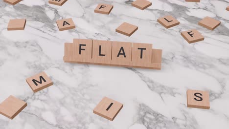 Flat-word-on-scrabble