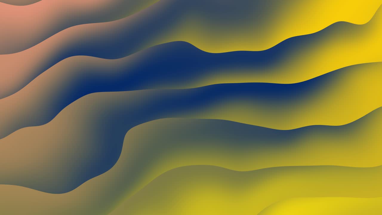 Abstract Gradient Waves Seamless Looping Motion Graphics Background