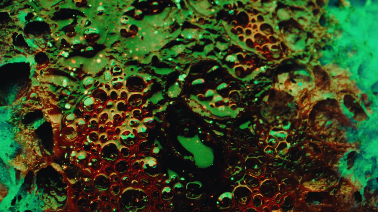 Abstract Colorful Bubbles and Textures